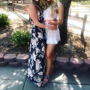 Boutique floral maxi